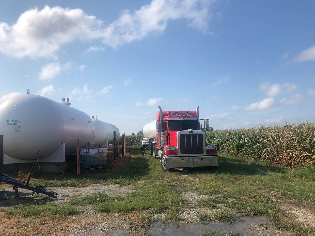 Anhydrous Ammonia Truck Driving | Puryear Tank Lines